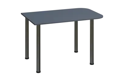 EJH 2 - 120 přístavba jednací, kovová podnož chrom, deska 25 mm, antracit